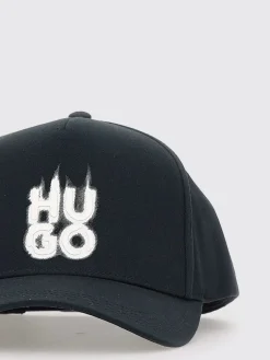 Cappello Hugo in cotone con stampa logo