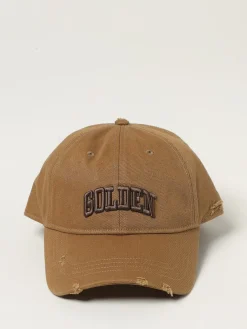 Cappello Journey Golden Goose in drill di cotone effetto used