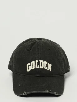 Cappello Journey Golden Goose in twill di cotone effetto used