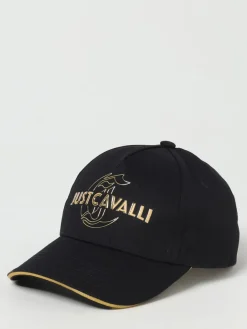 Cappello Just Cavalli in cotone con stampa logo