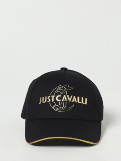 Cappello Just Cavalli in cotone con stampa logo