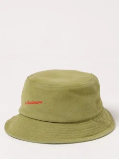 Cappello JW Anderson in cotone con logo ricamato