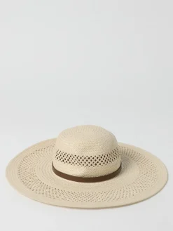 Cappello Karl Lagerfeld in rafia crochet