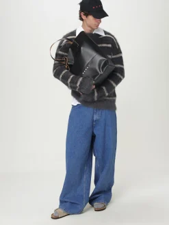 Cappello Marni in cotone con logo ricamato