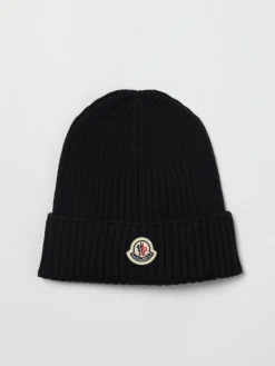 Cappello Moncler in lana vergine a costine