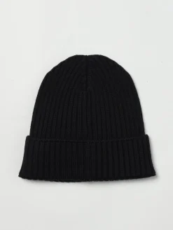 Cappello Moncler in lana vergine a costine