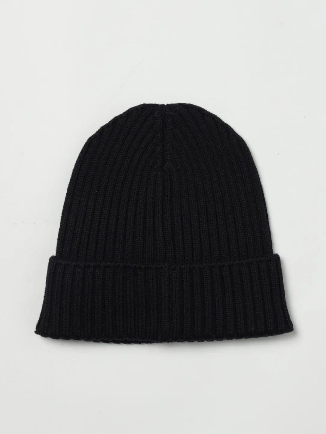 Cappello Moncler in lana vergine a costine