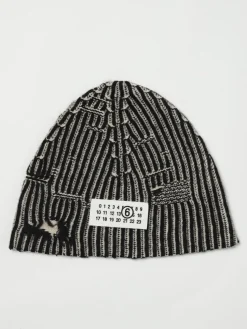 Cappello Numeric MM6 Maison Margiela in lana a coste effetto used