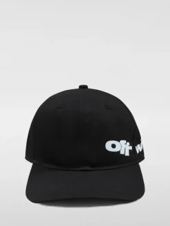 Cappello Off-WWhite Kids in cotone con stampa logo