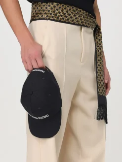 Cappello Paris/Rome Chez Valentino Garavani in canvas di cotone