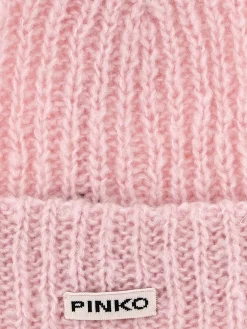 Cappello Pinko in misto lana a coste