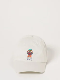 Cappello Polo Ralph Lauren in cotone con logo ricamato