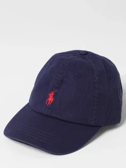 Cappello Polo Ralph Lauren in cotone con logo ricamato
