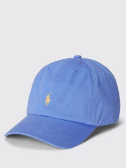Cappello Polo Ralph Lauren in cotone con logo ricamato