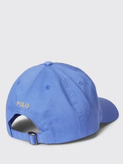 Cappello Polo Ralph Lauren in cotone con logo ricamato