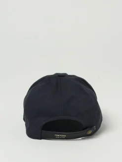 Cappello Tom Ford in cotone con logo ricamato