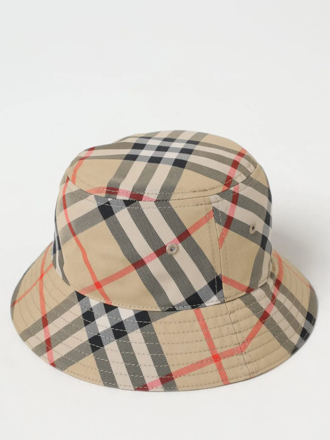 Cappello Vintage Check Burberry in misto cotone stampato