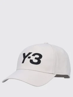 Cappello Y-3 in cotone con logo ricamato