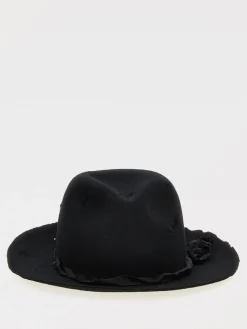 Cappello Yohji Yamamoto in feltro di lana effetto used