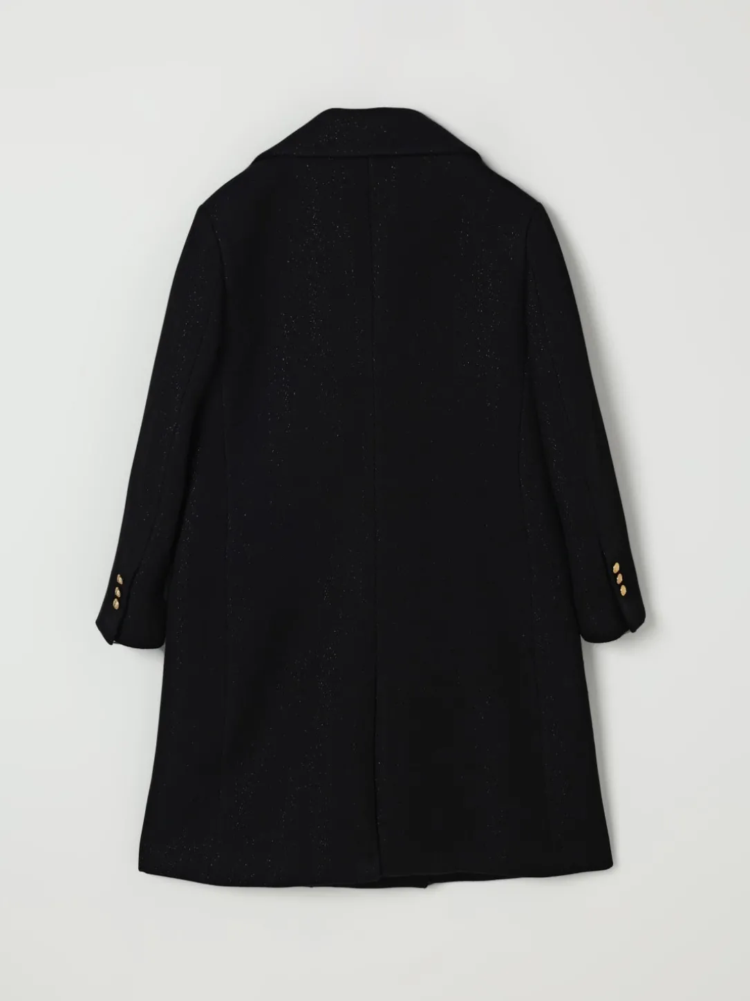 Cappotto a doppiopetto Balmain in misto lana vergine