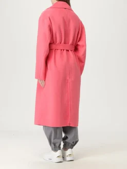 Cappotto a doppiopetto in misto lana Twinset