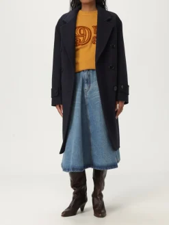 Cappotto a doppiopetto in lana vergine e cashmere Max Mara