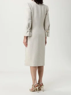 Cappotto doppiopetto Elisabetta Franchi in misto lana