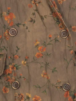 Cappotto in cotone floreale Uma Wang