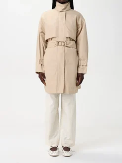 Cappotto in misto cotone Oval T Twinset