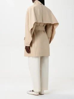 Cappotto in misto cotone Oval T Twinset