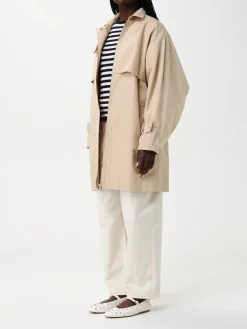 Cappotto in misto cotone Oval T Twinset