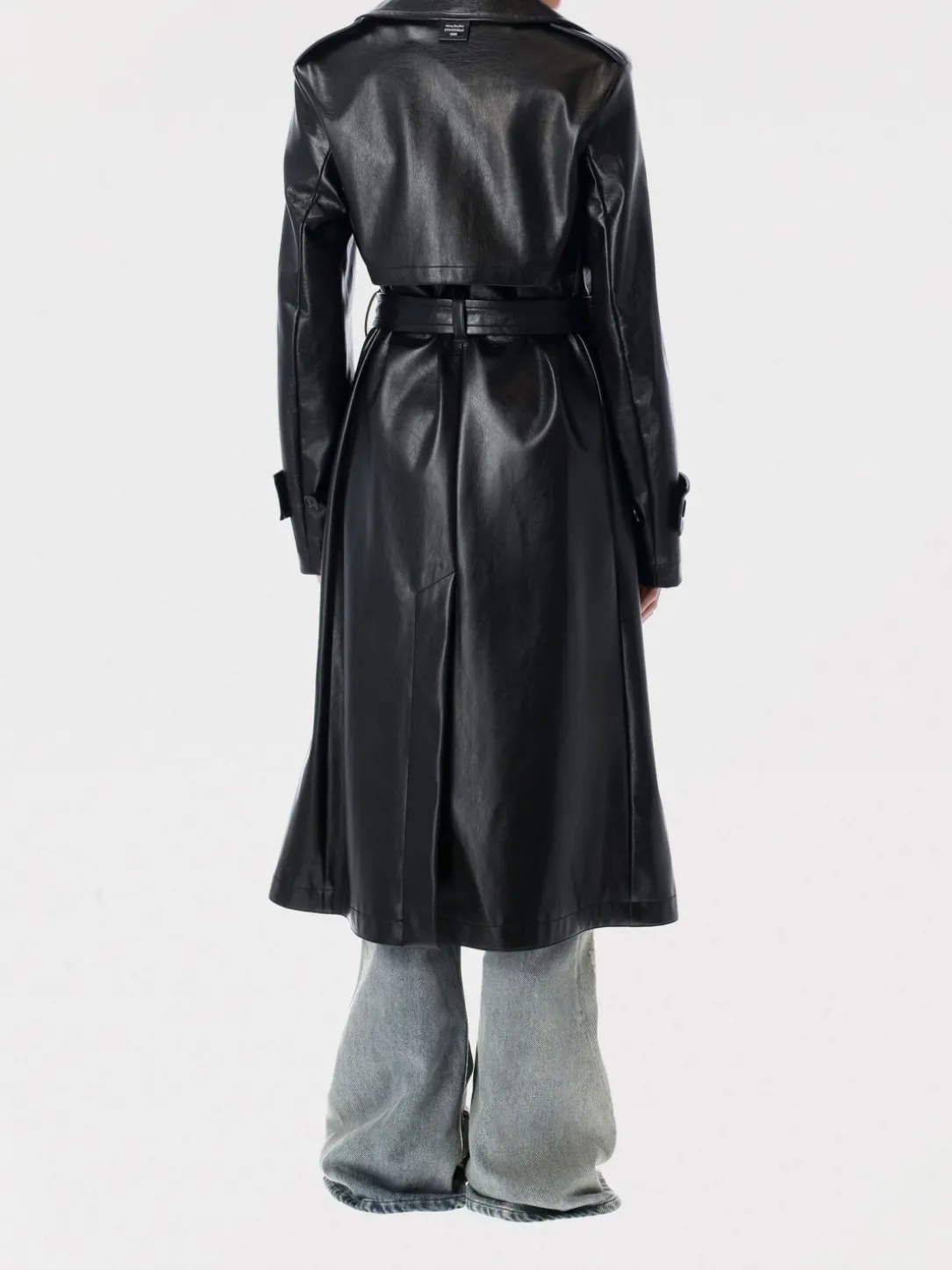 Cappotto lungo in pelle sintetica Acne Studios