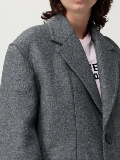 Cappotto monopettto Dsquared2 in misto lana