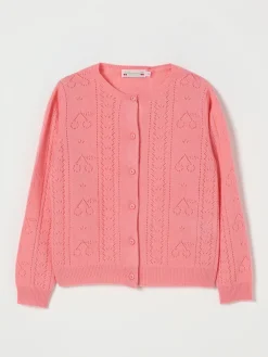 Cardigan a girocollo in cashmere Bonpoint