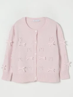 Cardigan con fiocchi all-over Monnalisa