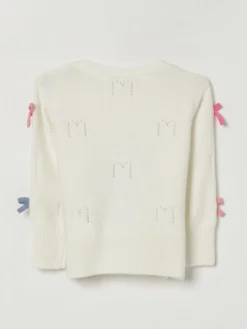 Cardigan con fiocchi all-over Monnalisa