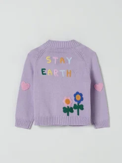 Cardigan con patches Stella McCartney Kids