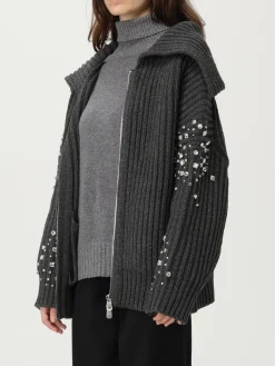 Cardigan Pinko in misto lana con strass
