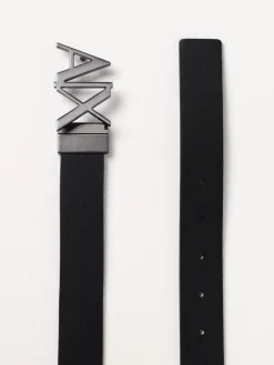 Cintura Armani Exchange reversibile in pelle a grana
