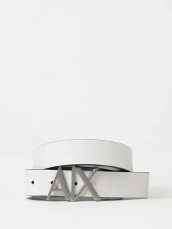 Cintura Armani Exchange reversibile in pelle a grana