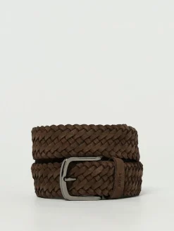 Cintura Boss in camoscio intrecciato
