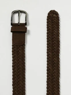 Cintura Boss in camoscio intrecciato