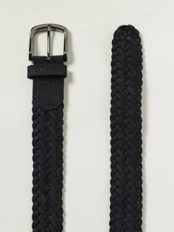 Cintura Boss in camoscio intrecciato