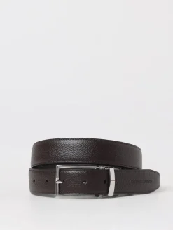 Cintura Emporio Armani reversibile in pelle a grana