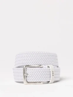 Cintura Fay Junior in tessuto intrecciato stretch e camoscio