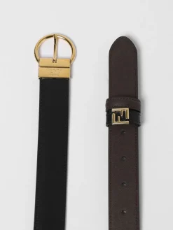 Cintura FF Fendi reversibile in pelle