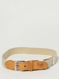 Cintura Il Gufo in viscosa stretch e pelle