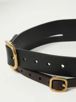 Cintura in pelle con doppio spessore Loewe