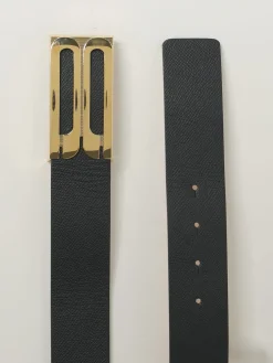 Cintura Jumbo Frame Victoria Victoria Beckham in pelle a grana