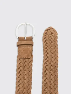 Cintura Orciani in camoscio intrecciato